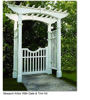 Picture of Newport Vinyl Arbor with Cape Cod Gate and Trim Kit