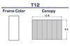 Picture of Aluminum 8 x 12 ft. Freestanding Awning - FIM T12